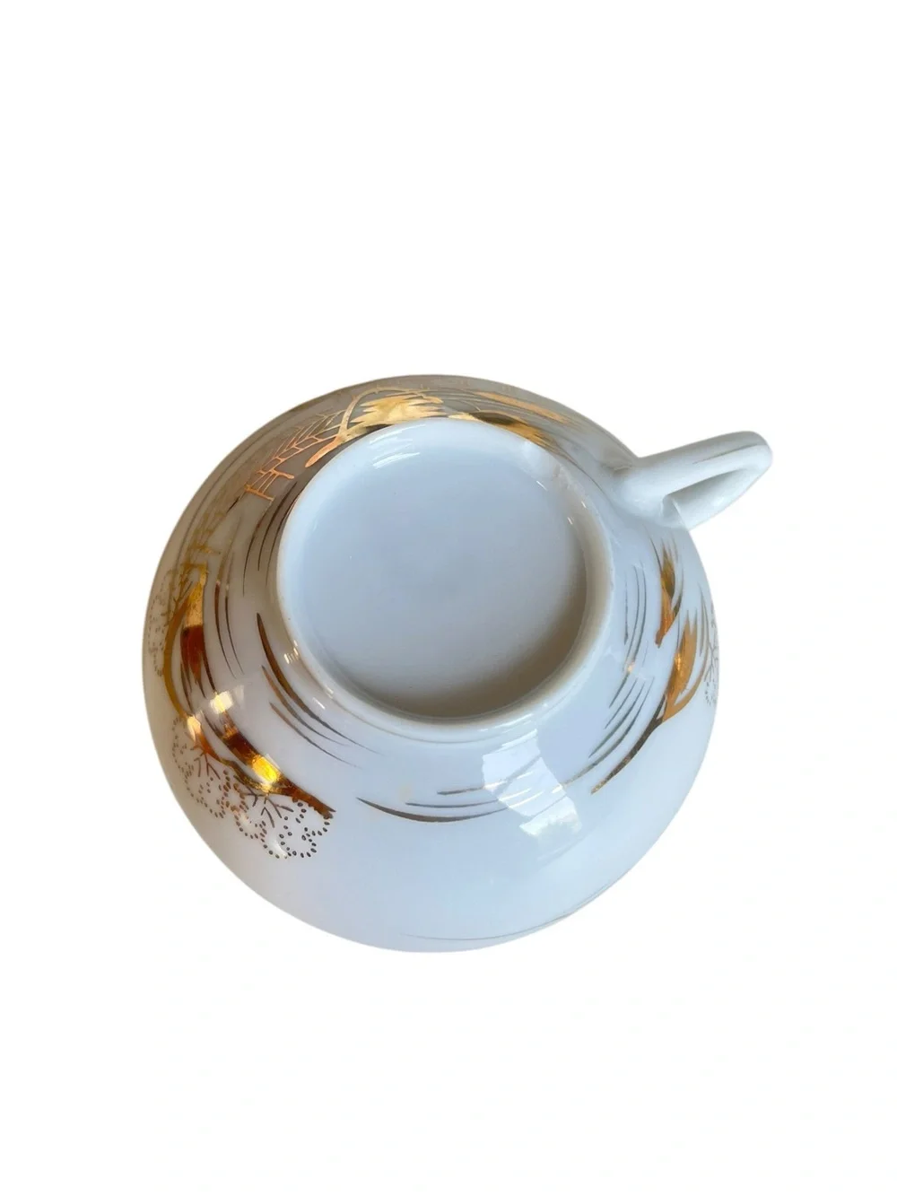 Vintage Japanese Kutani Porcelain Geisha Teacup